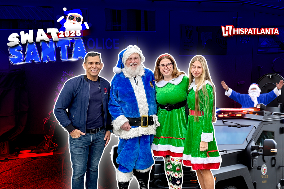 UN SANTA AZUL CAMBIANDO VIDAS